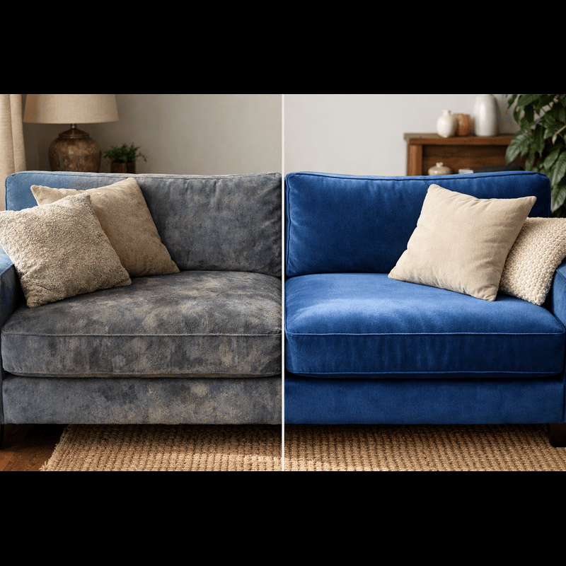 Best way to clean a velvet sofa