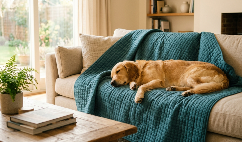 How to Get Dog Hair Off a Blanket