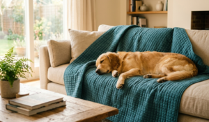 How to Get Dog Hair Off a Blanket