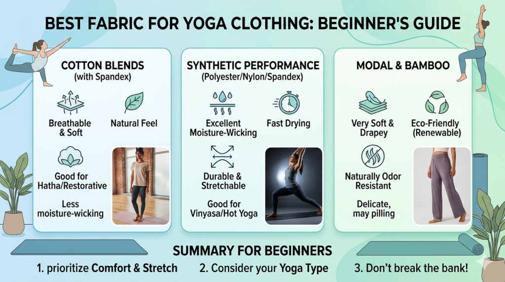 Best Fabrics for Yoga Clothing