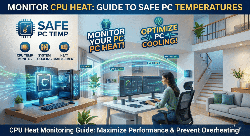 how to monitor CPU heat
