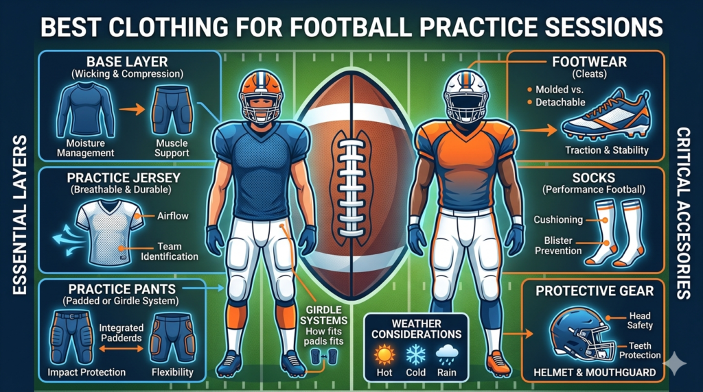 Best Clothing for Football Practice Sessions
