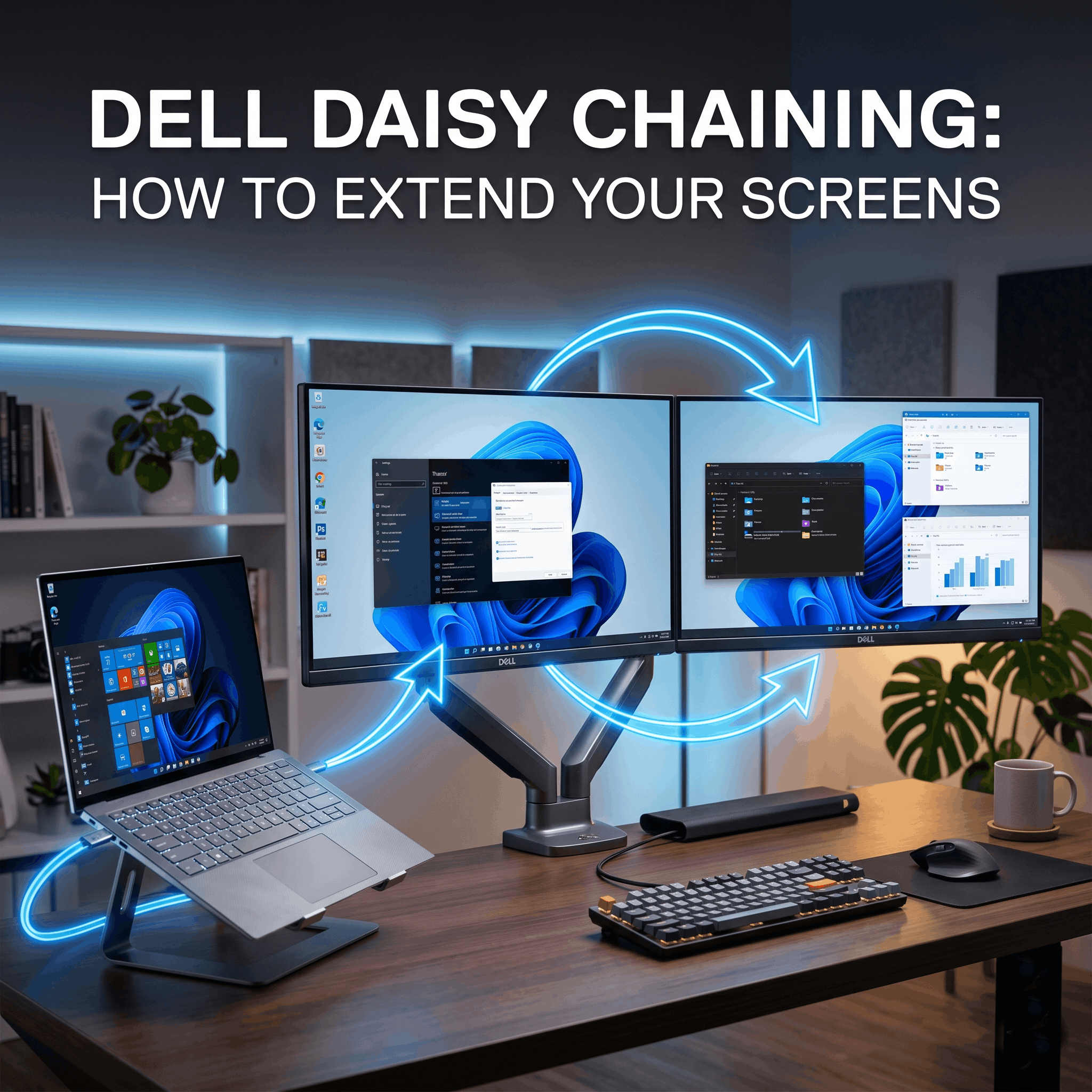 Can I Extend to Dell Monitor by Connecting Each Other