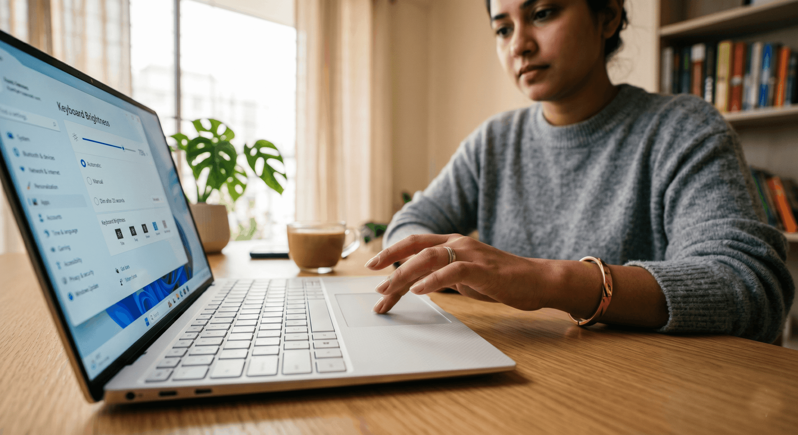 how to turn on backlit keyboard Dell Inspiron 15 3000