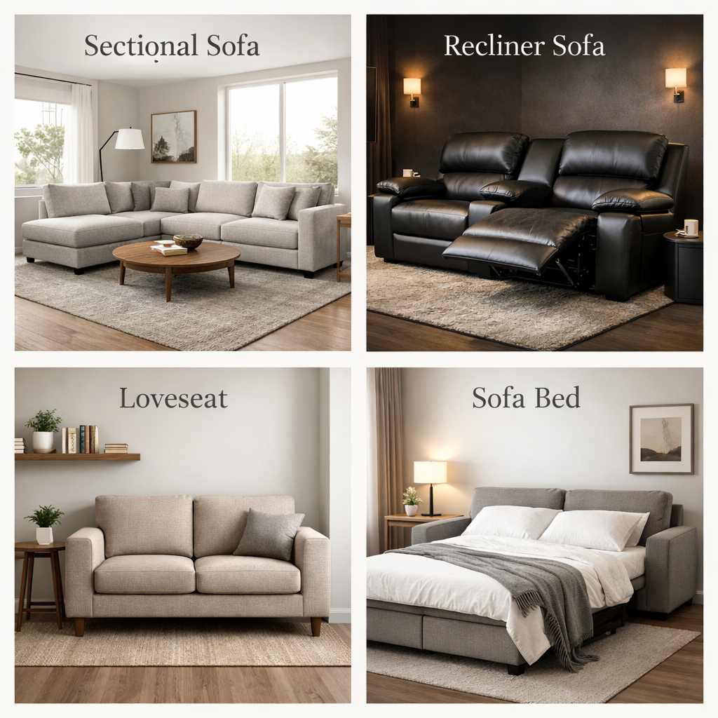 Types of Sofas