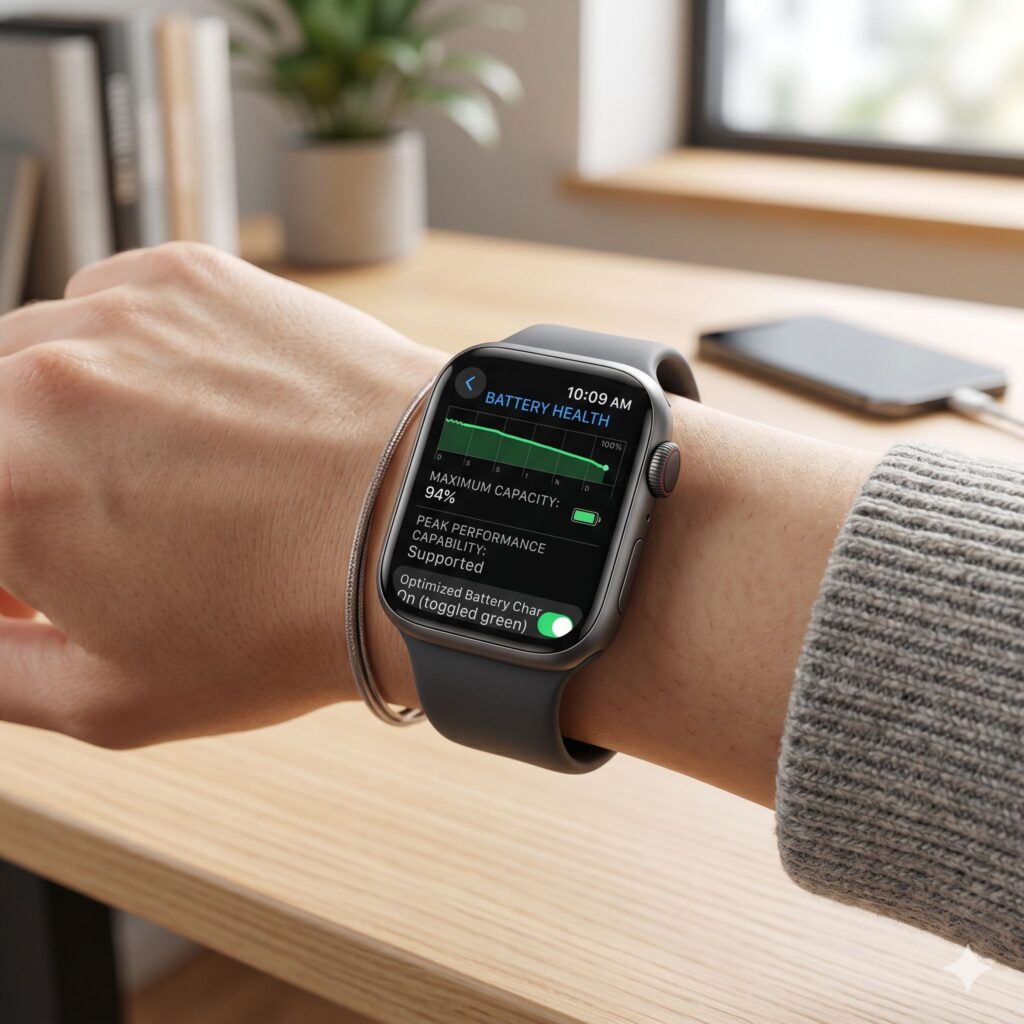 Apple Watch battery health check
