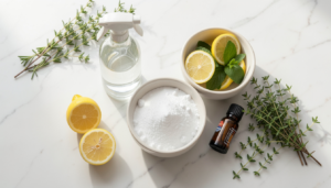 How to keep kitchen clean daily – natural eco-friendly cleaners using vinegar, baking soda and lemon