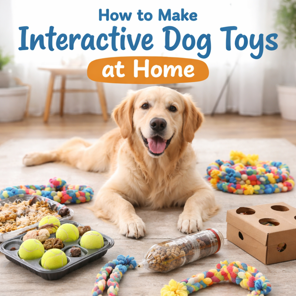 How to Make Interactive Dog Toys at Home