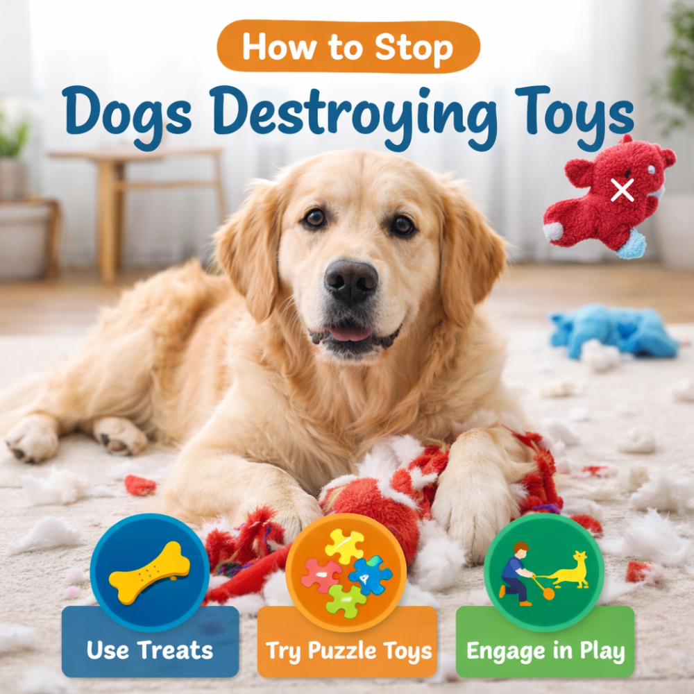 how to stop dogs destroying toys