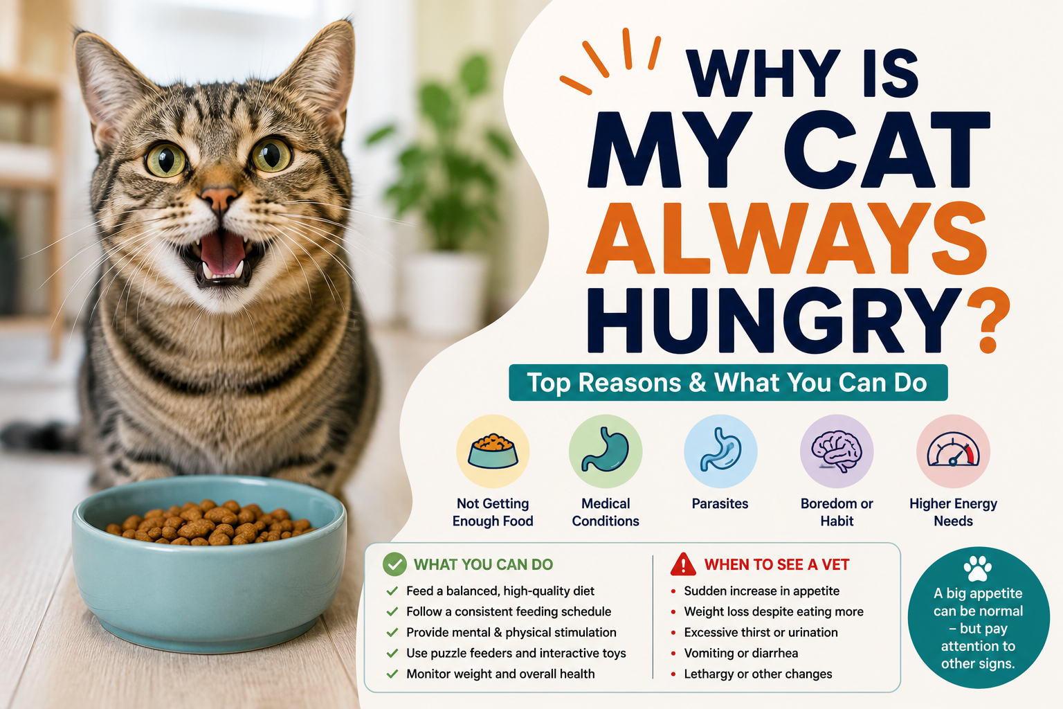 Why Is My Cat Always Hungry?